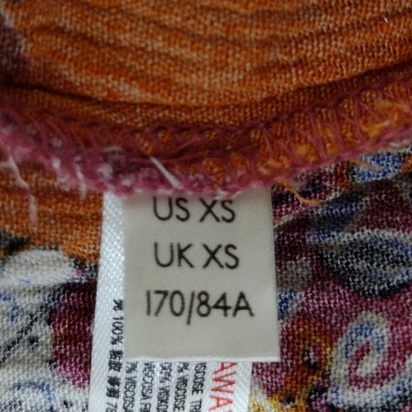 Free People Count Me In Floral Trapeze Women's XS Multicolor Artsy Retro Boho - Picture 8 of 9